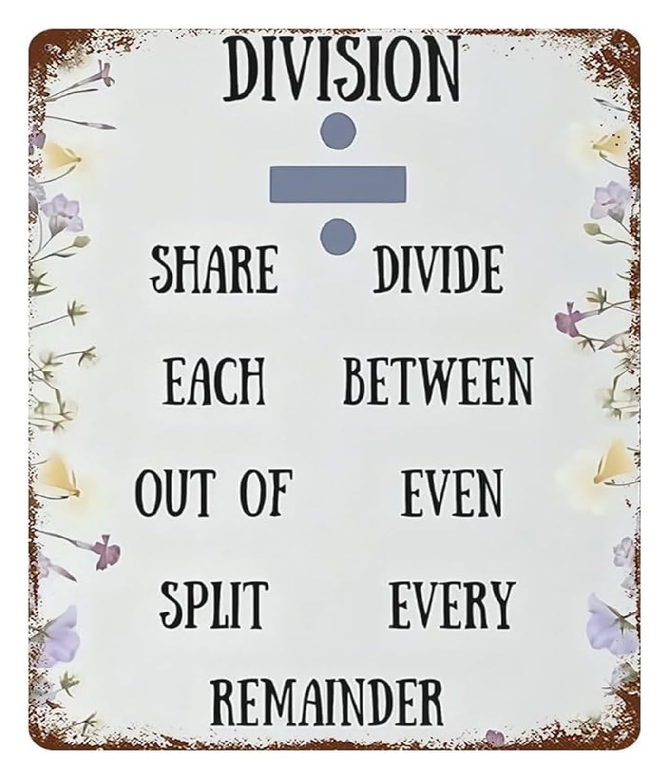 ICYJRFHLTF Science Classification Chart Educational Metal Sign Vintage Tin Poster for Classroom School Study Room Wall Decor 12 X 16 inch