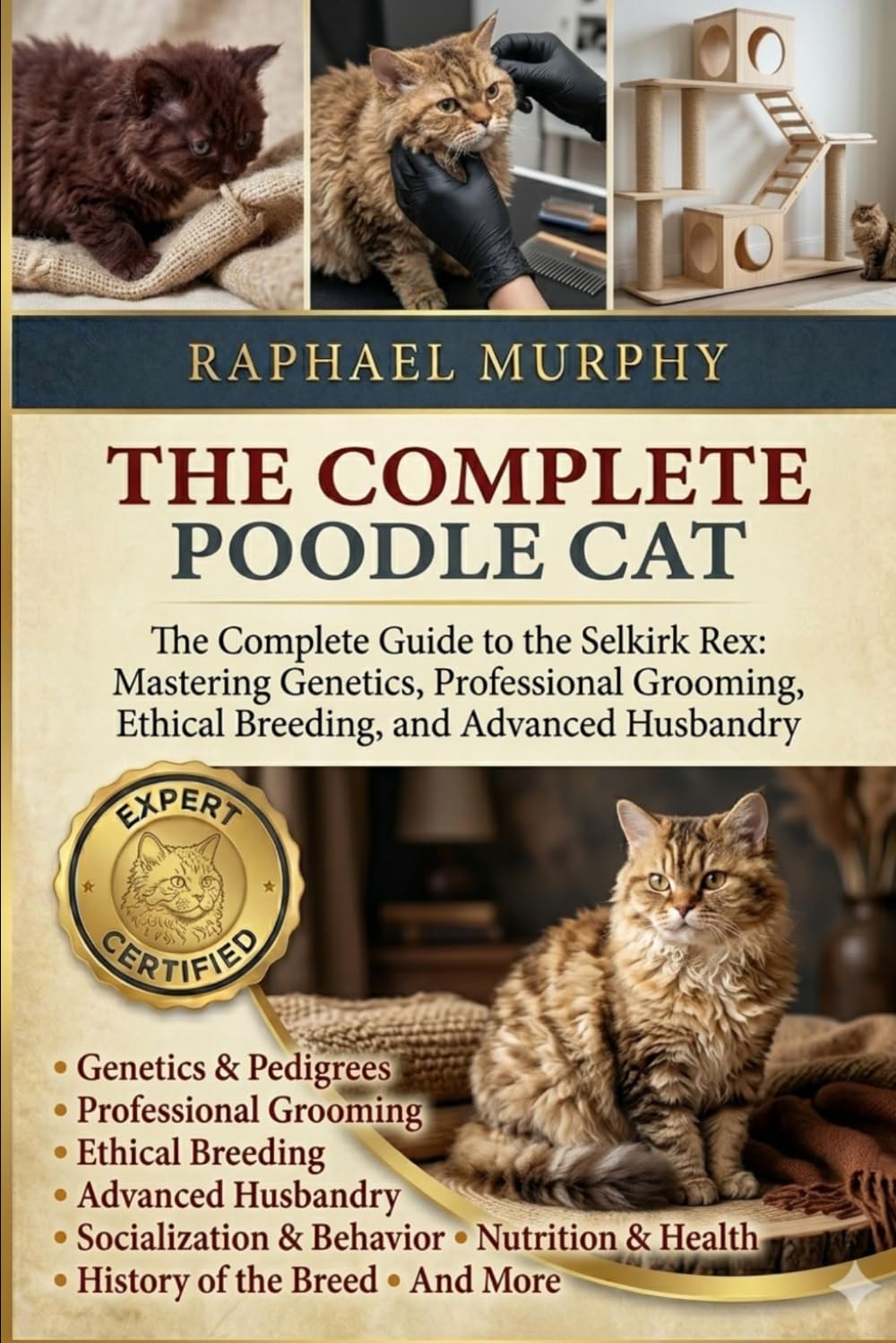 THE COMPLETE POODLE CAT: The Complete Guide to the Selkirk Rex: Mastering Genetics, Professional Grooming, Ethical Breeding, and Advanced Husbandry