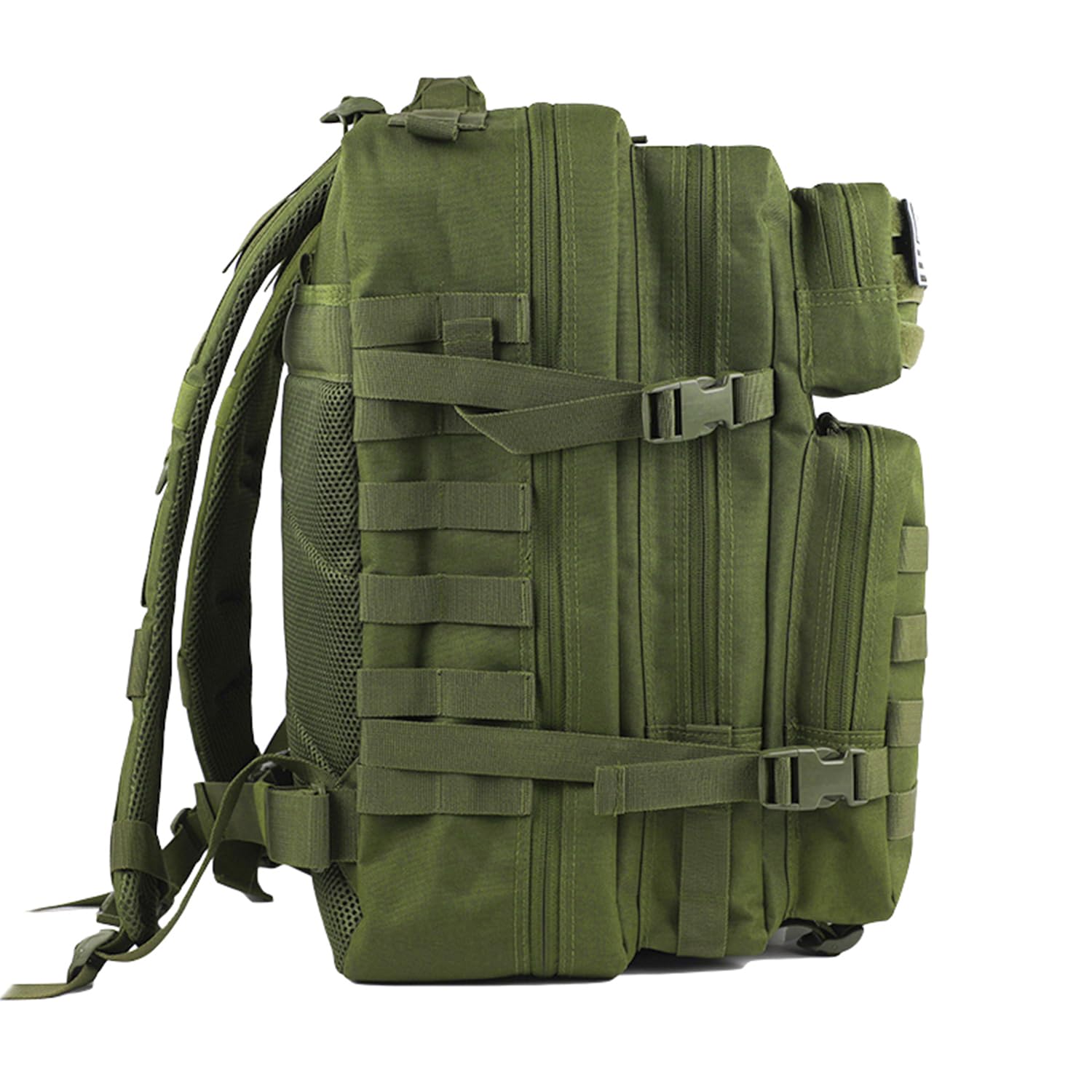 45L Tactical Backpack for Men & Women,Military Molle Rucksack with 900D Fabric,3-Day Bug Out Bag,Hiking Trekking Gym Emergency Survival Backpack(army green)