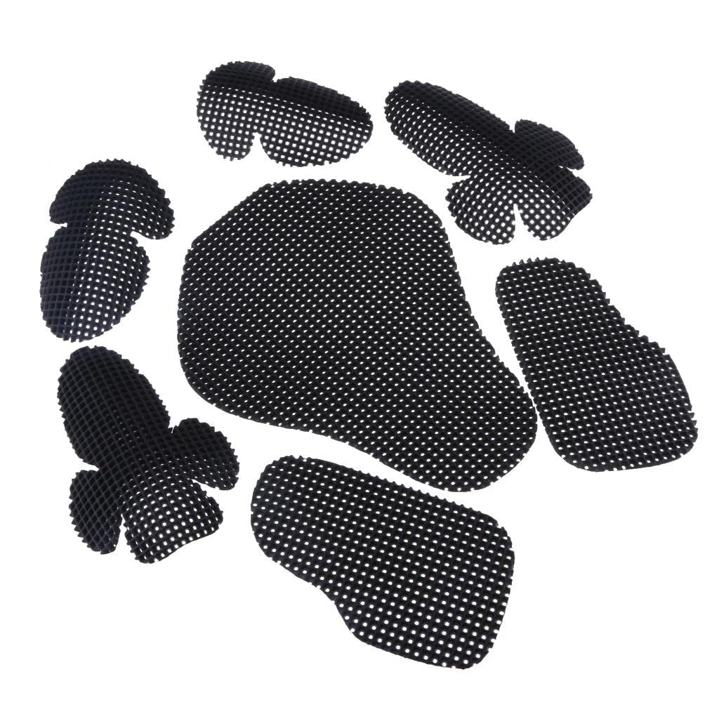 zalati Gomito Petto Pad Kit Set 7pcs Corpo Protettivo per Moto
