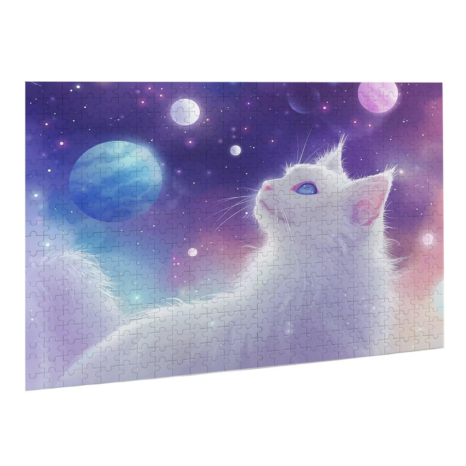 Puzzle dla dorosłych, 6000 sztuk, trudne drewniane puzzle, gra, gra logiczna, gra ręczna, dekoracja rodzinna, kreatywna rozrywka, prezent 105 x 179 cm planeta kot K0F-903