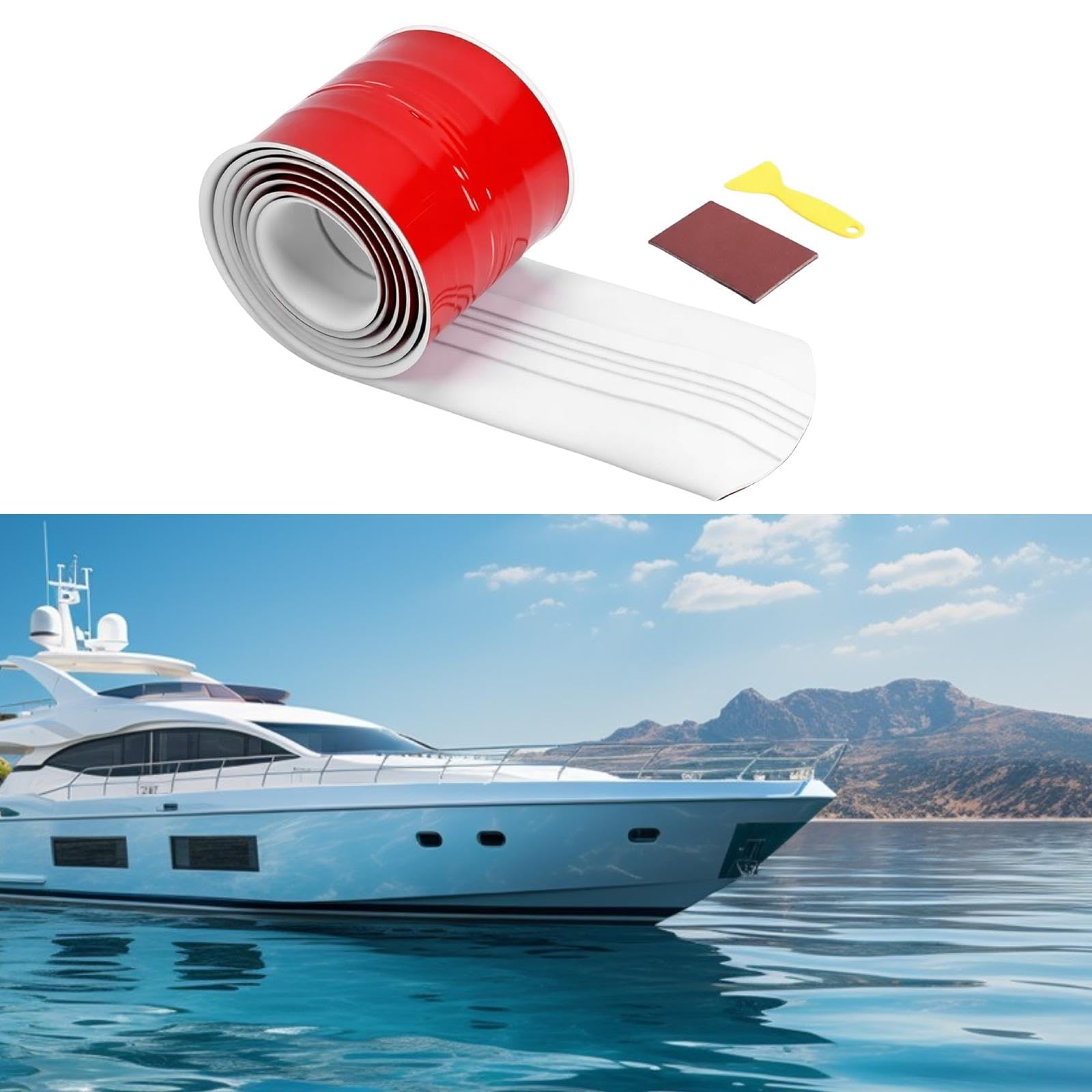 Komplettes Installationsset mit Robusten Teilen, Kielschutz für Boote, Rumpfschutz für GFK Boote, Boote