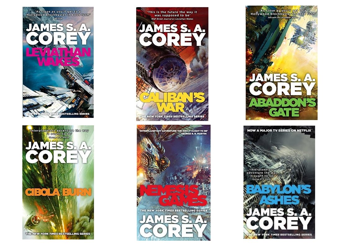 The Expanse Series, Leviathan Wakes, Caliban's War, Abaddon's Gate