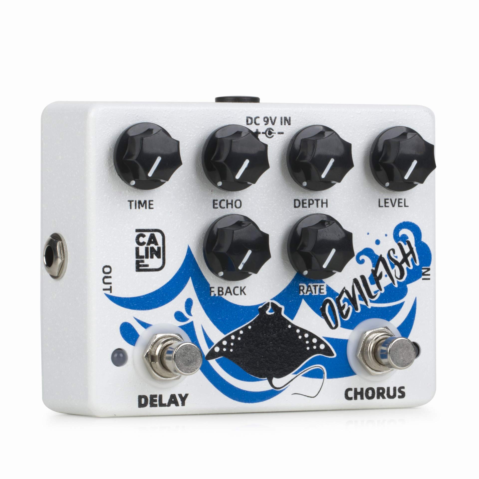 Caline DCP-03 Devilfish gitarowy, czarny