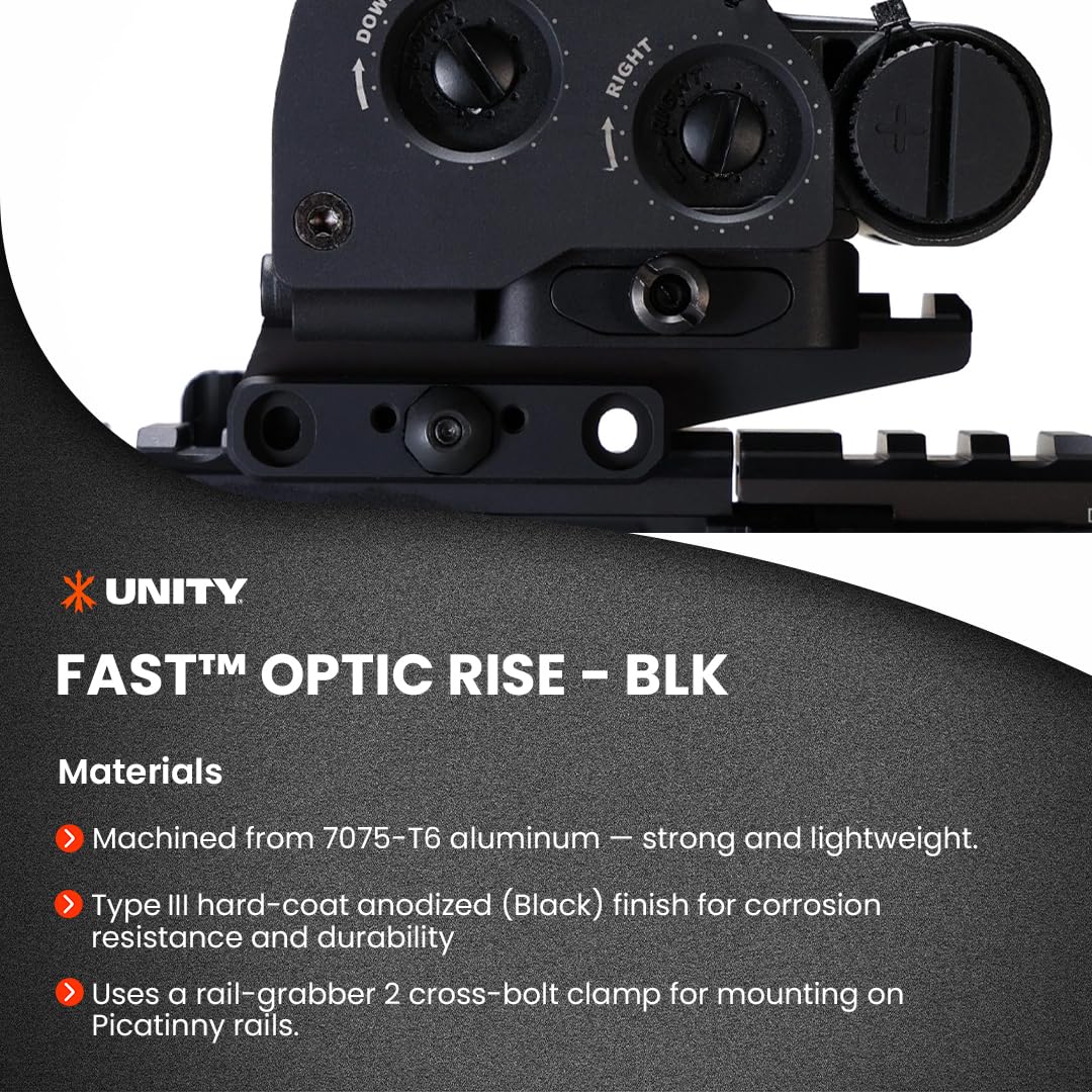 Unity Fast Optics Riser BLK