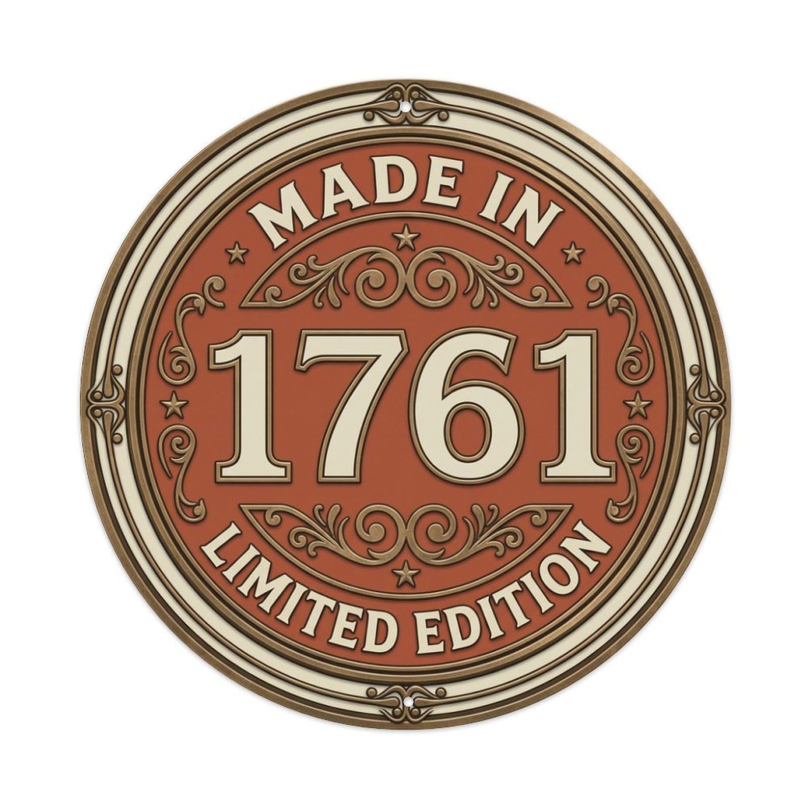 Made In 1761 Limited Edition Metal Tin Sign