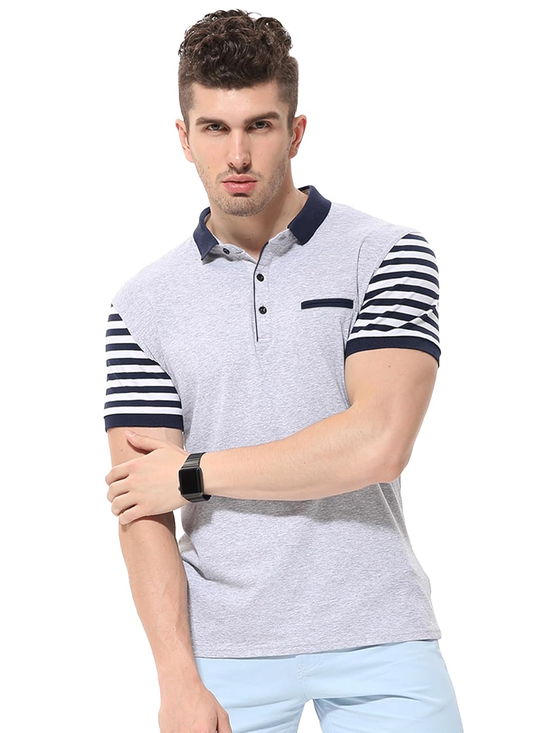 fanideaz Mens Branded Half Sleeve Cotton Striped Polo T-Shirt for Mens || Polo Tshirt for Men || Branded Tshirt for Men fanideaz Mens Branded Half Sleeve Cotton Striped Polo T-Shirt for Mens || Polo Tshirt for Men || Branded Tshirt for Men