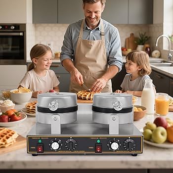 Amazon.com: Dyna-Living Waffle Maker 2400W Double Waffle
