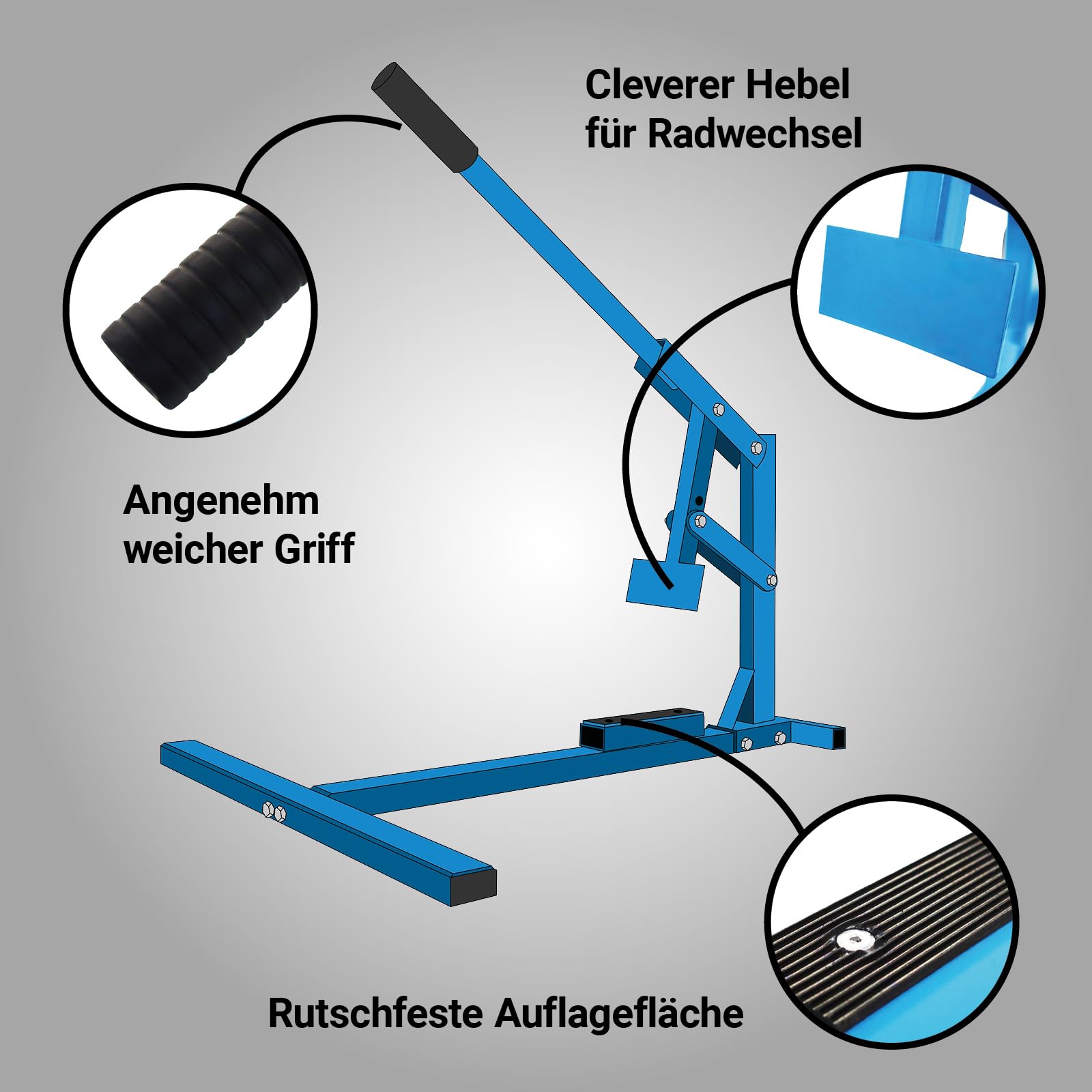 BITUXX Reifenmontierhilfe Reifenmontiergerät Reifenmontiermaschine Reifenmontagegerät Reifenmontagemaschinen Motorrad Moped PKW Auto