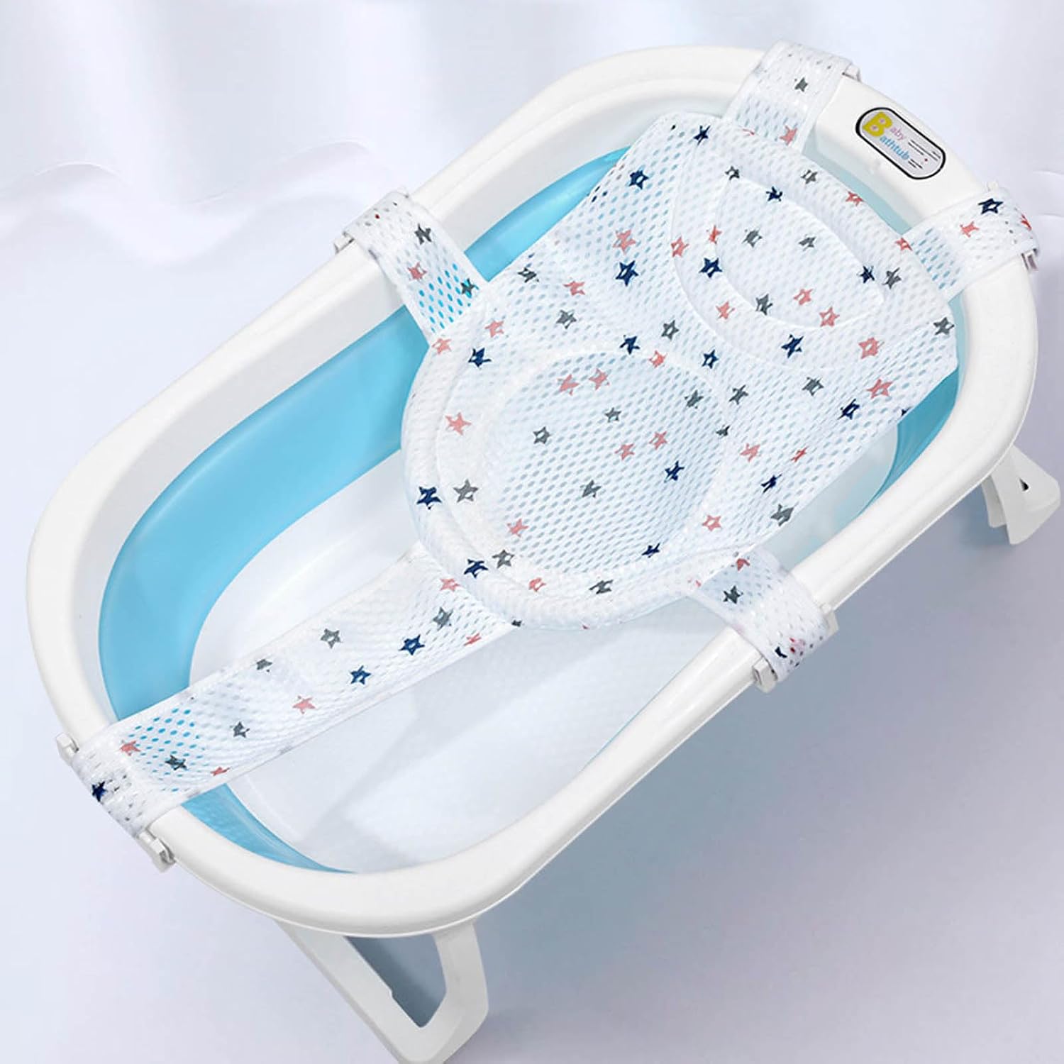 Newborns Not Slip Bathtubs Net Pad Bathtubs General Adjustable Bath Seats Seats for Infants Portable