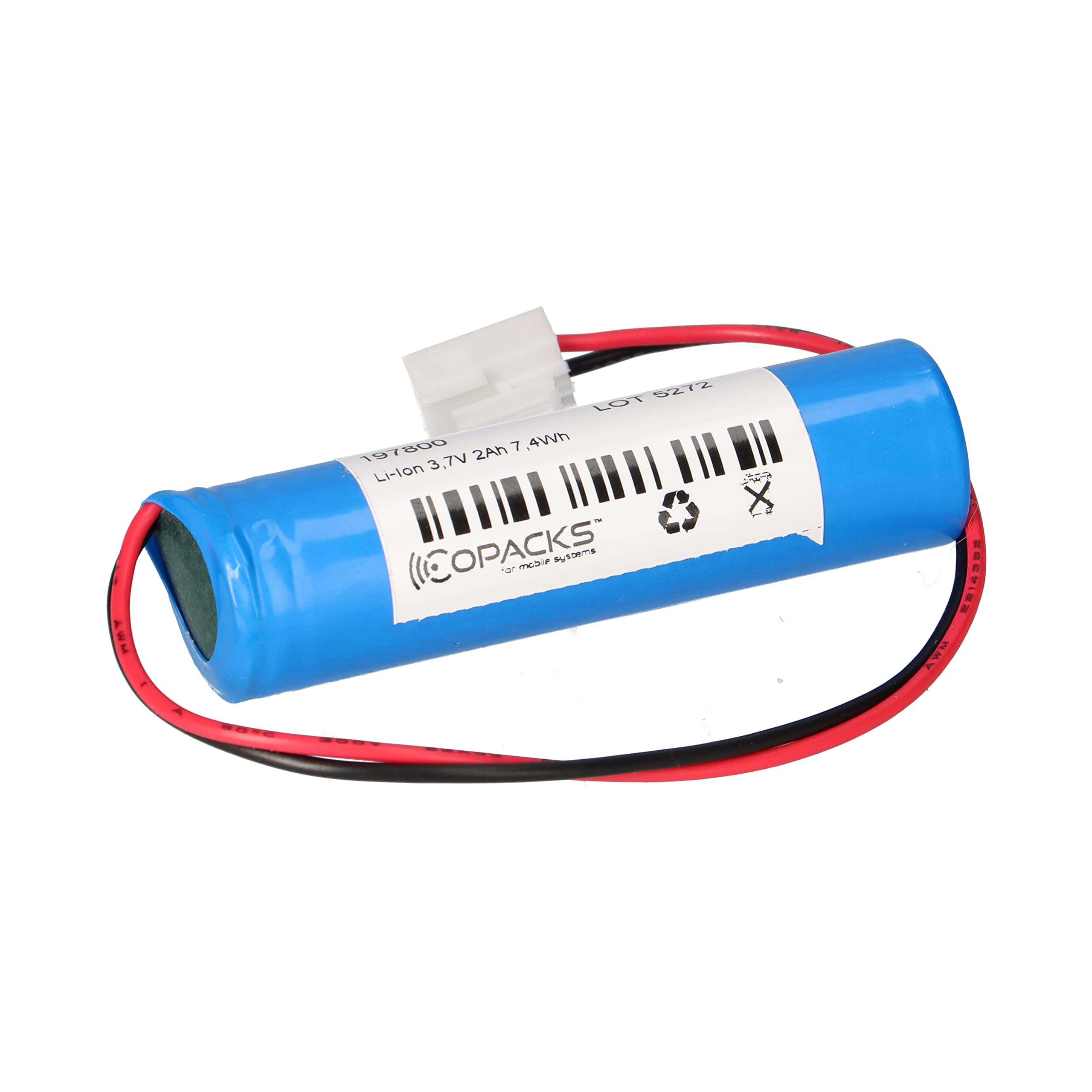 Batteria di ricambio agli ioni di litio CEAG 40071353666 40071353398