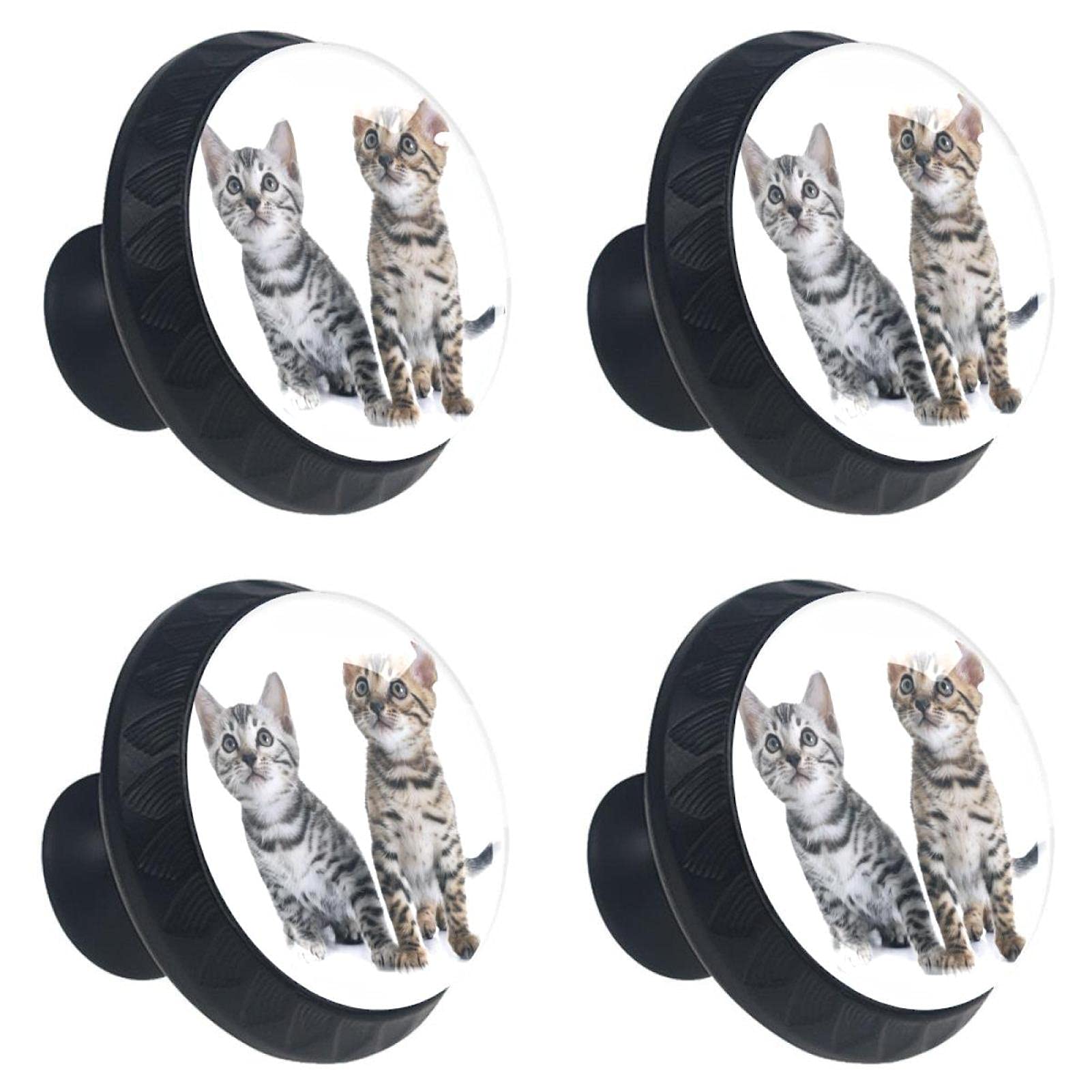 Boutons de tiroir chat en cristal pour remplacer des poignées de meuble usées