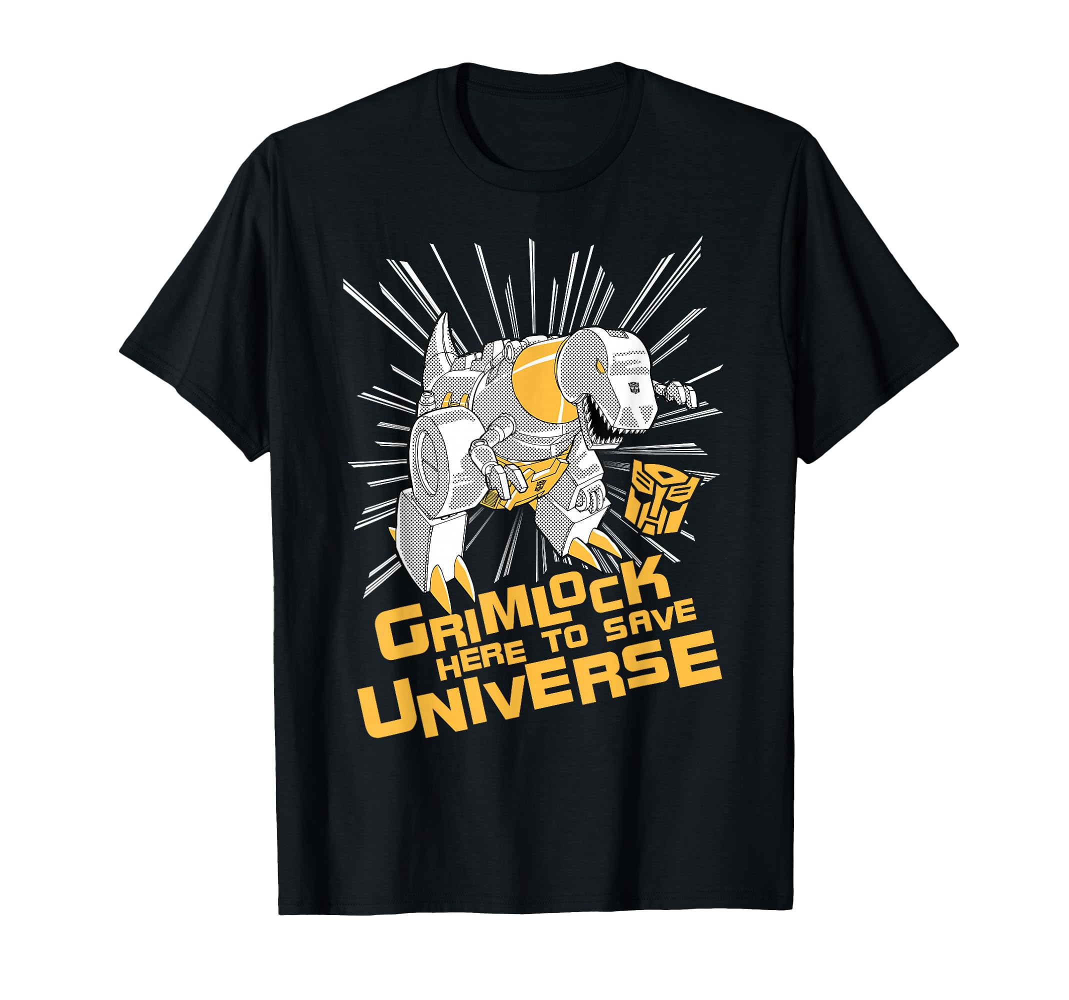 Transformers Grimlock Here To Save Universe Retro Vintage T-Shirt