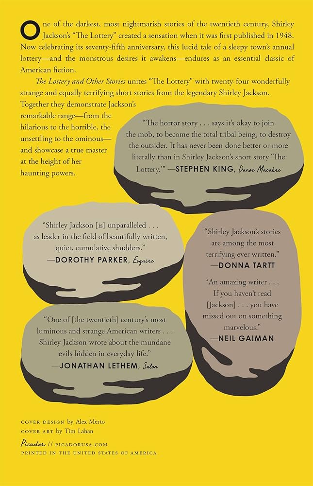 Lottery and Other Stories (FSG Classics): Jackson, Shirley