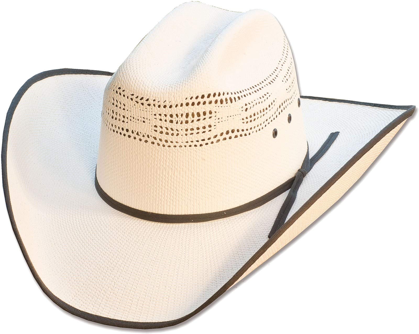 STARS & STRIPES Cappello di paglia "Ashton" (60), Bianco naturale., 60