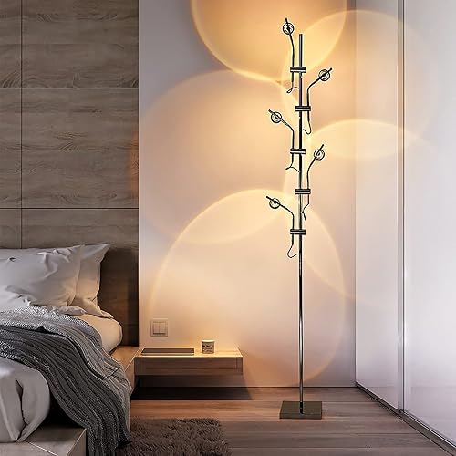 Miniatura 1 de Lámpara de proyección de puesta de sol, lámpara de pie, luz nocturna de rotación, proyector romántico, lámpara LED atmósfera para dormitorio, sala