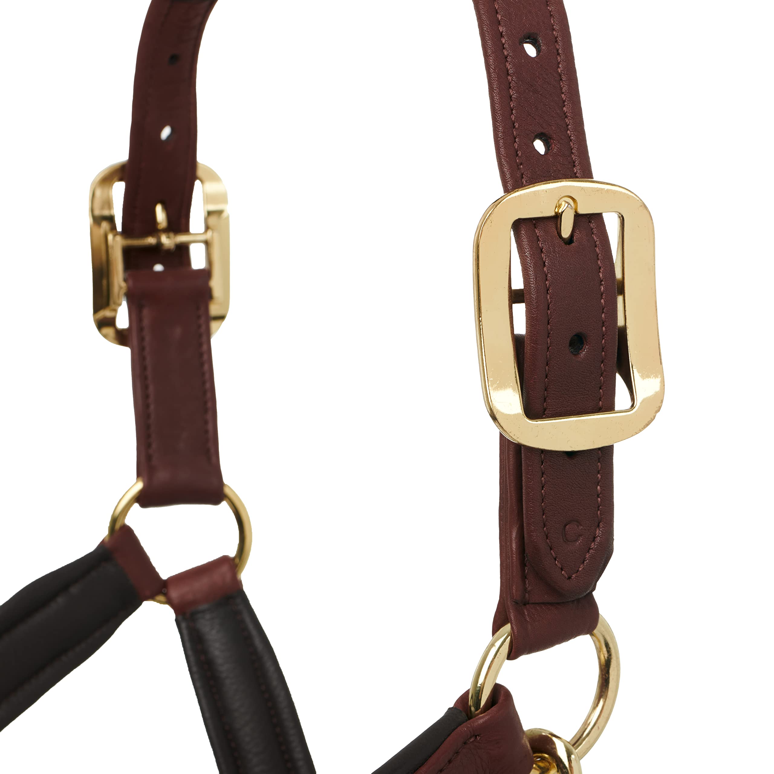 Lemieux Anatomic Leather Headcollar Brown - Full