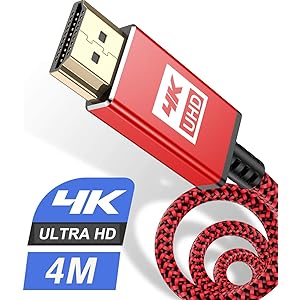 Amazon 4k Hdmi ケーブル 3m 4k 60hz ハイスピードhdmi 2 0規格hdmi Cable 4k対応 3840p 2160p Uhd 3d Hdr 18gbps 高速イーサネット Arc Hdmi ケーブル 4k対応 パソコンの画面をテレビに映す Apple Tv Ps5 Ps4 Pcモニター Nintendo Switchなど適用 レッド Sweguard