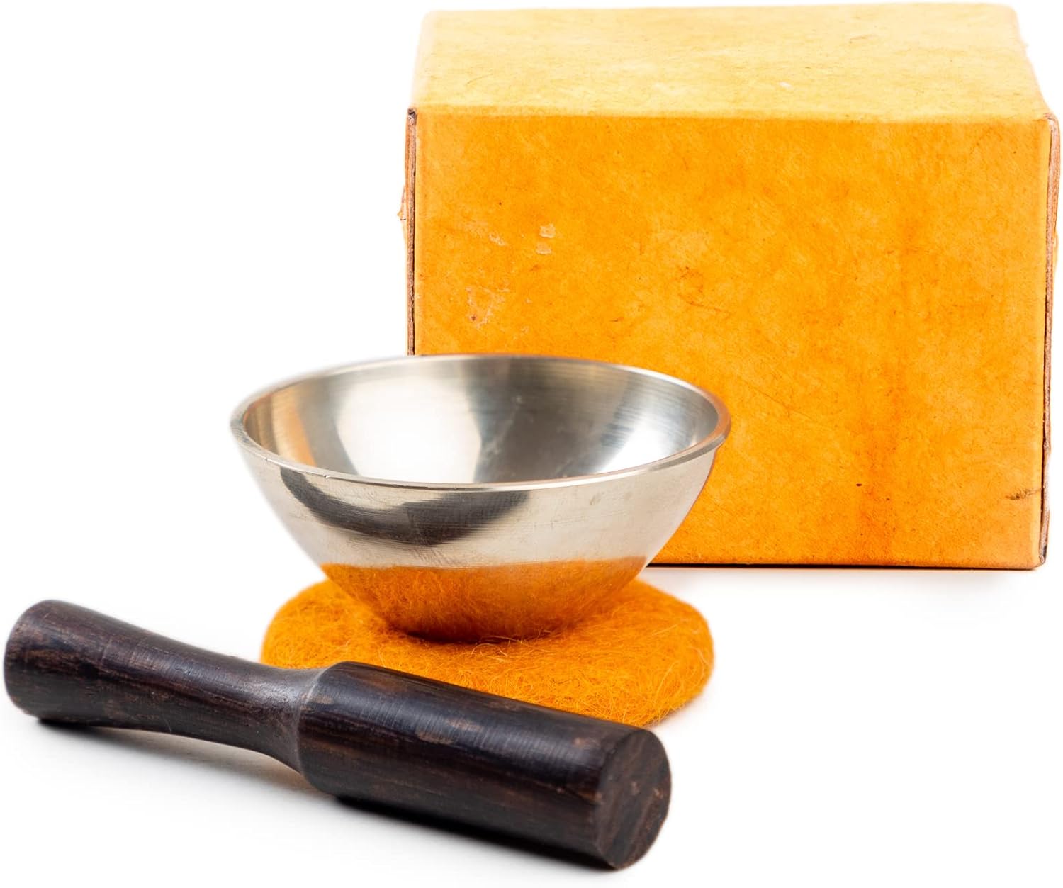 Mini Tibetan Singing Bowl Set Cute Yoga Gift Easy to Carry Unique Sound Bowl