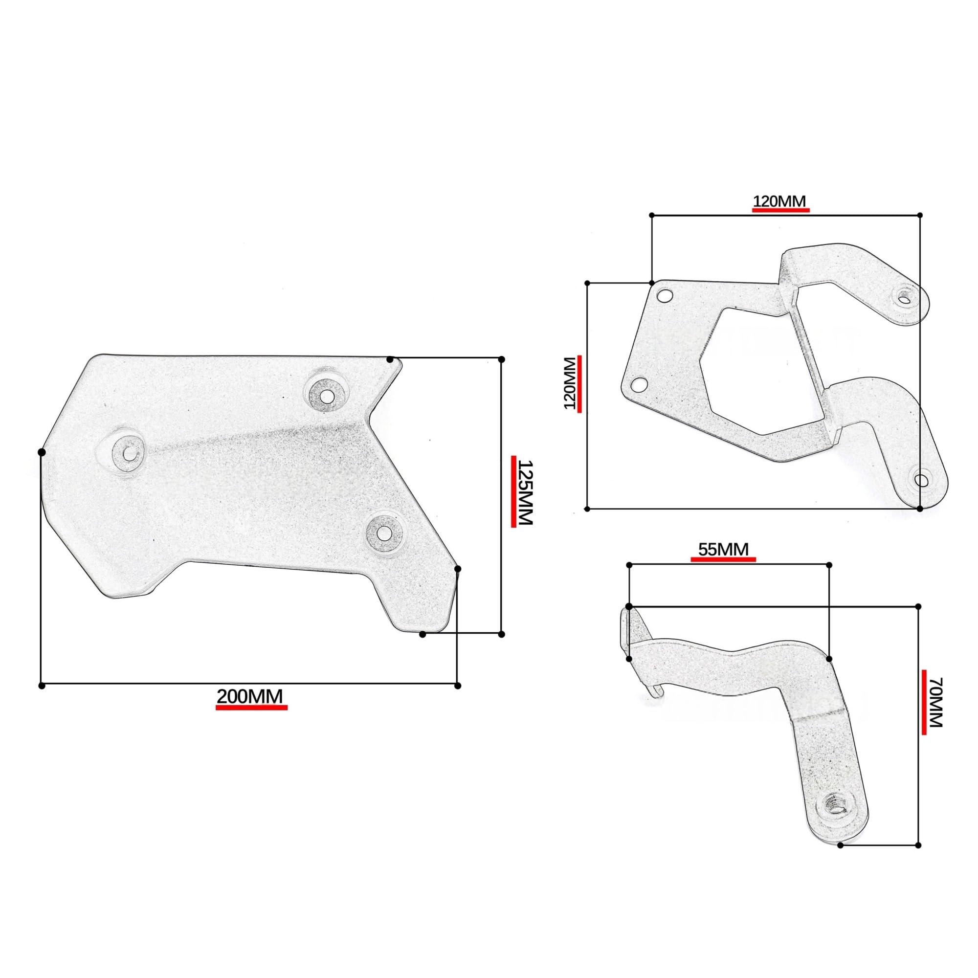 Copertura Scudo Termico Moto Per R1250GS Per Adventure R1200GS LC Adv R 1250 GS Coperchio Aletta Di Scarico Protezione Pannello Laterale Superiore Protezione Centrale