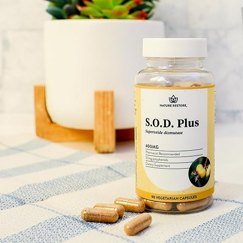 Miniatura 2 de Suplemento de superóxido dismutasa, 4.000 IU SOD como actividad, vegano, 60 cápsulas, sin OMG, sin gluten, defensa radical libre