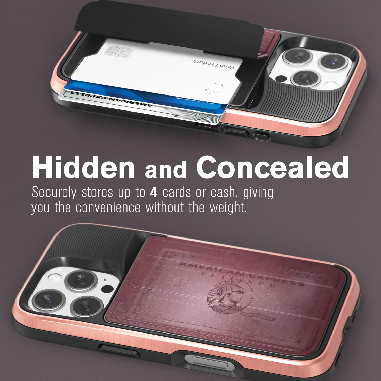 VENA vCommuteX for iPhone 16 Pro Wallet Case (MagSafe Compatible) - Image 4