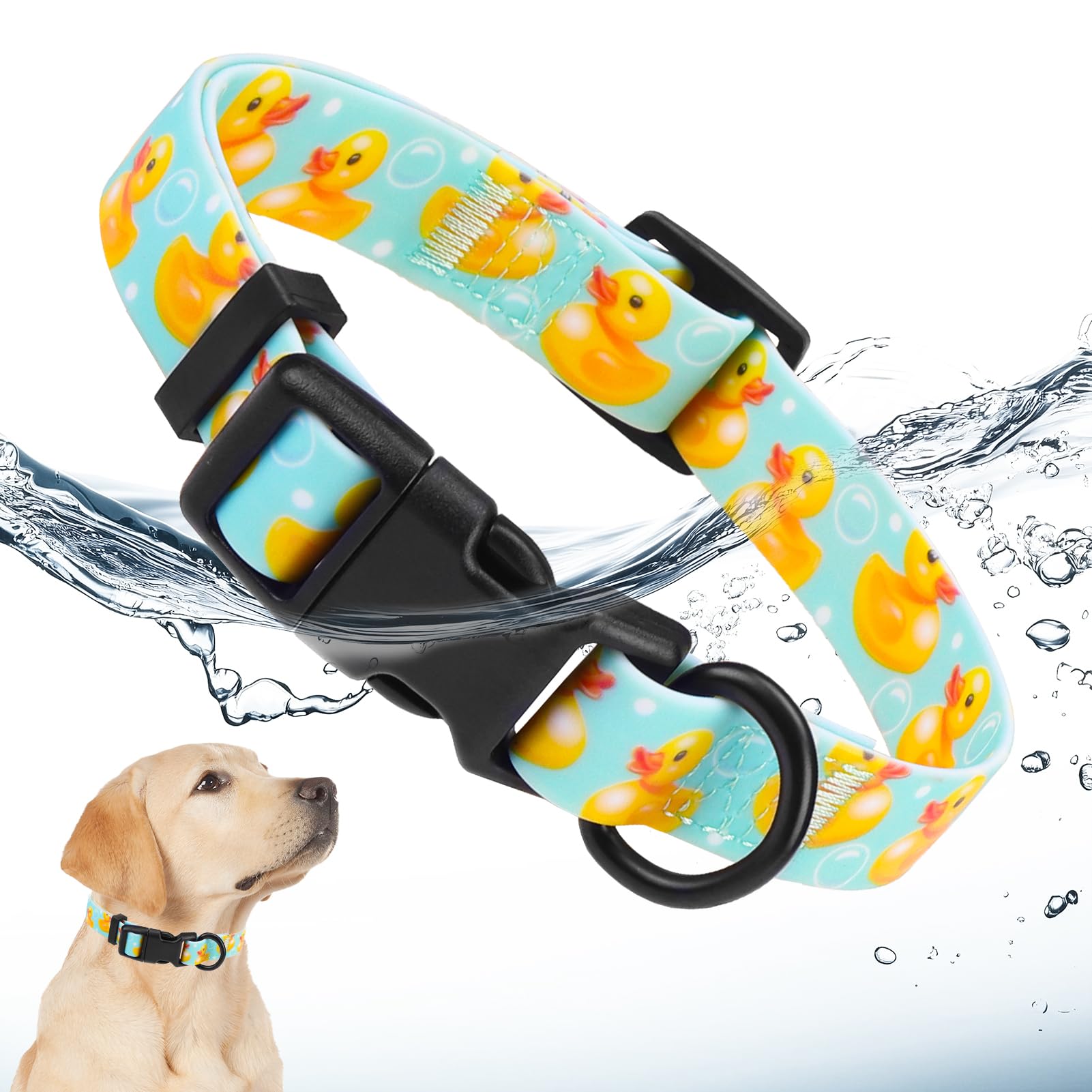 Collier chien caoutchouc anti-odeur résout le problème des colliers mouillés