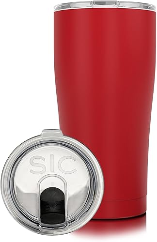 Miniatura 6 de Seriously Ice Cold SIC - Vaso de viaje de acero inoxidable 188 con aislamiento al vacío de doble pared de 20 onzas, recubrimiento en polvo con tapa