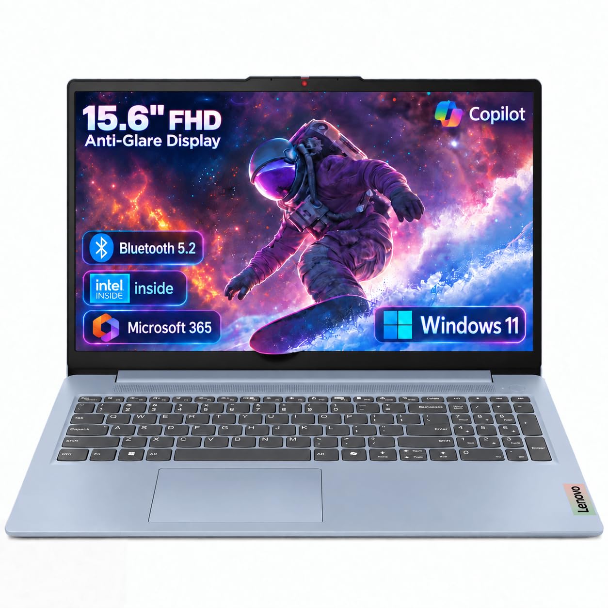 Lenovo Business 15.6" FHD Laptop, Intel Processor, 8GB DDR5, 128GB Storage