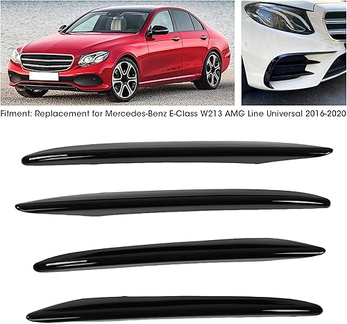 Miniatura 2 de 4 luces antiniebla de rejilla de esquina delantera para rejilla de ventilación de aire lateral de automóvil, repuesto para Benz Clase E W213 AMG