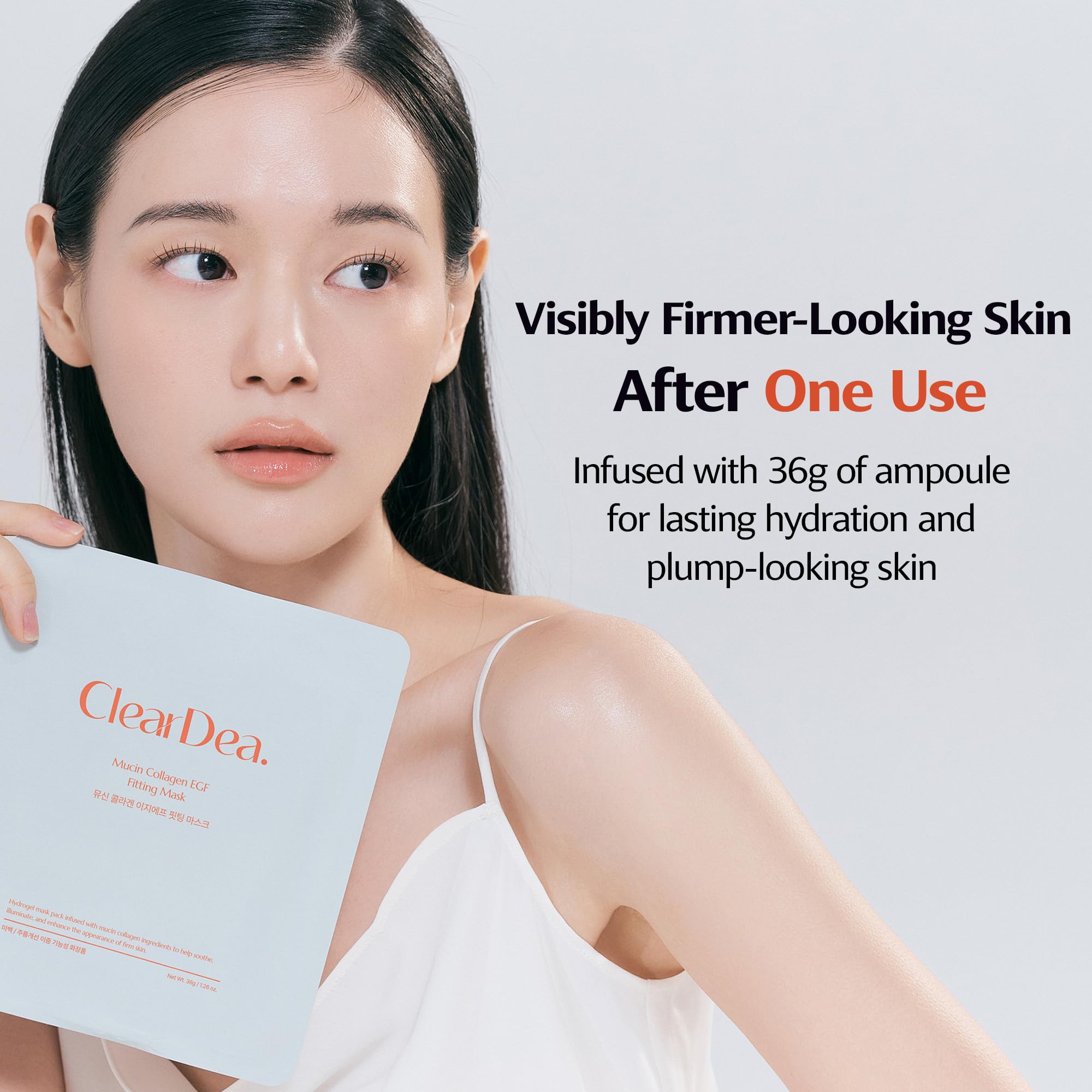 Amazon.com : ClearDea Mucin Collagen Peptide Hydrogel Mask (Plant Mucin &  7-Collagen Complex) – Hydrating & Firming Facial Sheet, 5 Pack – Korean  Skincare Glow Essentials : Beauty & Personal Care