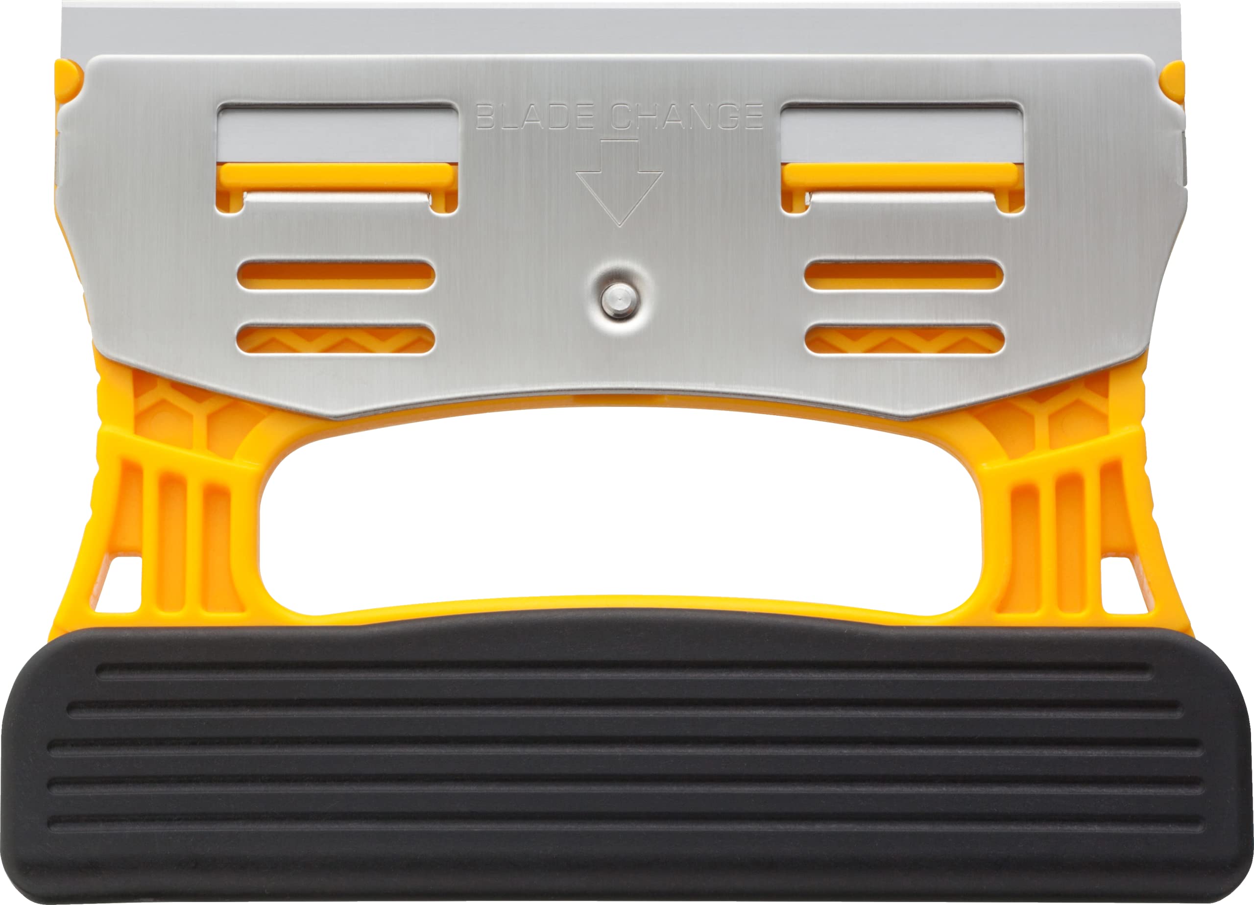 OLFA GSR-1/3B - Rascador de vidrio cuchilla inoxidable con 3 cuchillas Extra de 18 mm x 120 mm, Yellow/Black - Image 4