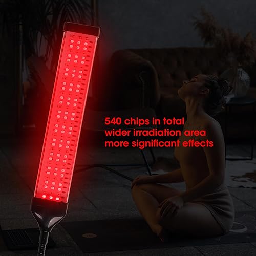 Miniatura 6 de Rojo - Luz - Terapia - Panel - con soporte 35"-67" Panel de luz infrarroja ajustable en altura Rojo 660nm e infrarrojo cercano 850nm con controlador