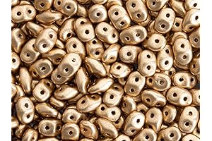 Czech SuperDuo Two-Hole Seed Crystal Beads