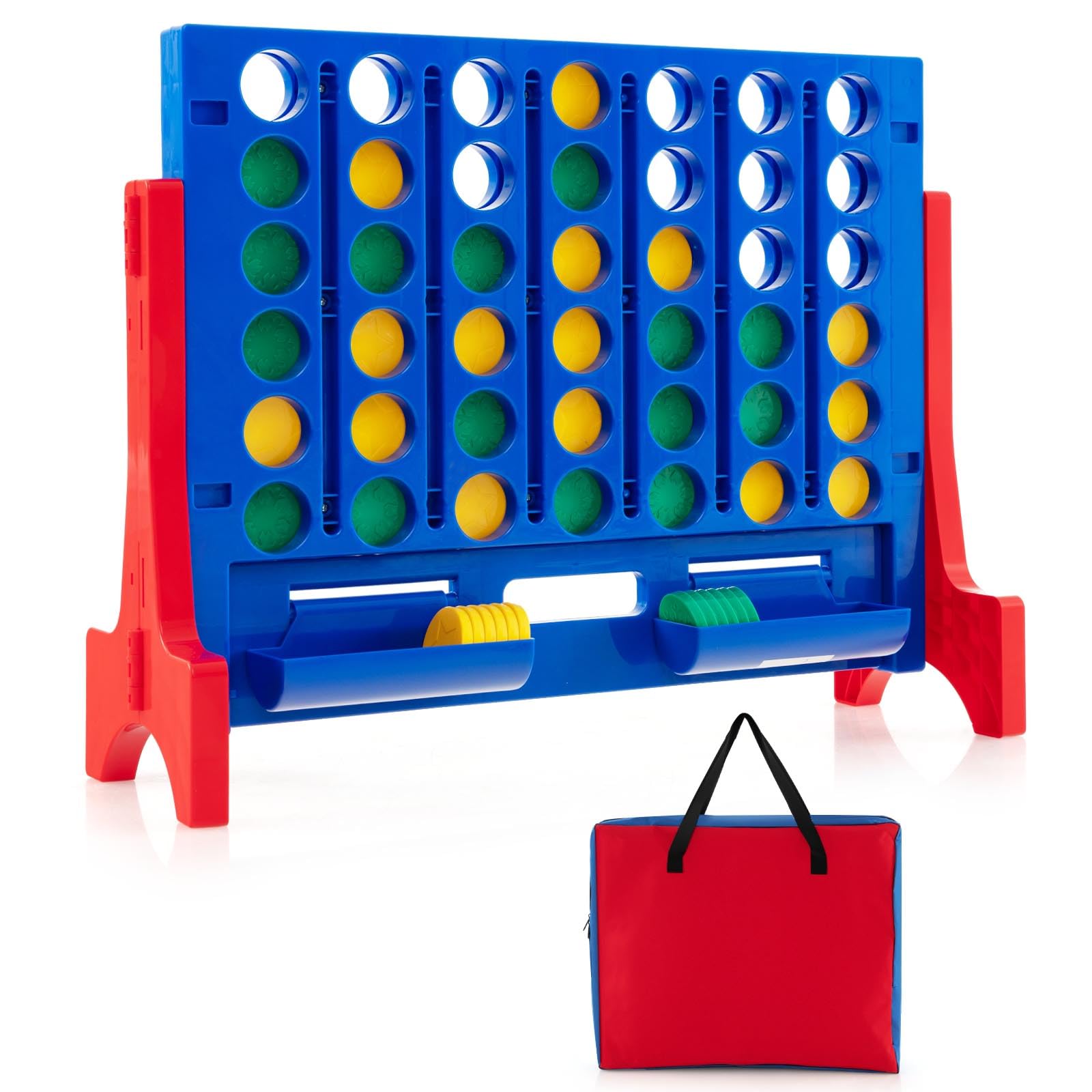 Amazon.com: Costzon Giant 4 in a Row Connect Game, 2-in-1 Jumbo 4