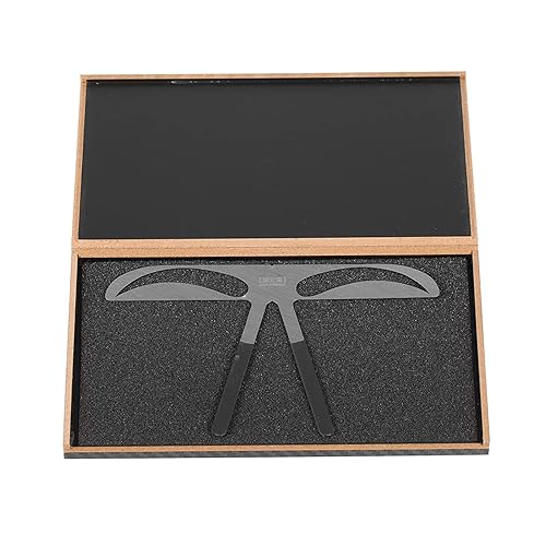Miniatura 2 de Regla de cejas, regla de plantilla de maquillaje de cejas, regla clásica de equilibrio de medida de cejas, plantilla de modelado para herramientas