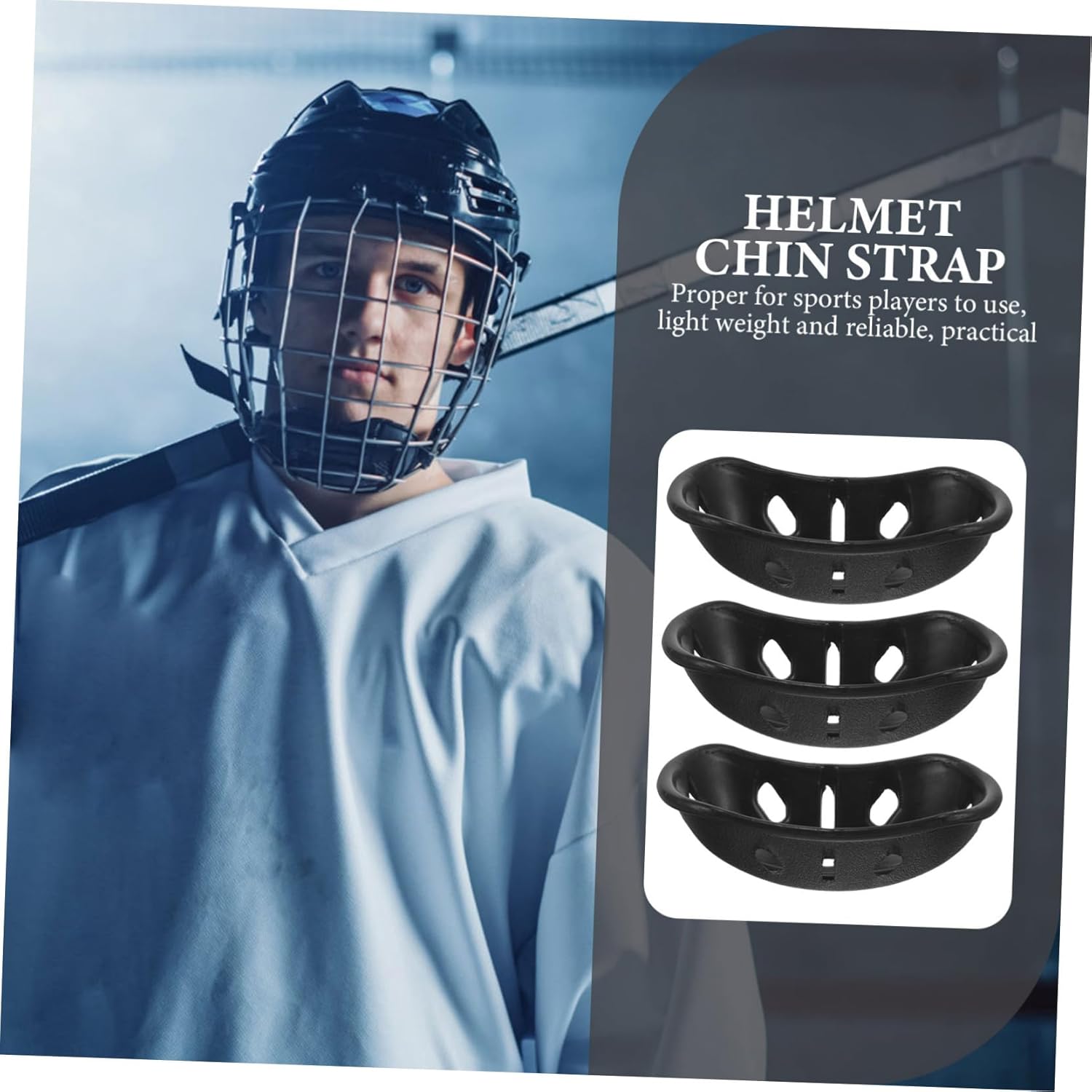 Protective Helmet Chin Pad Replacement Pad for Broken Helmets Comfortable