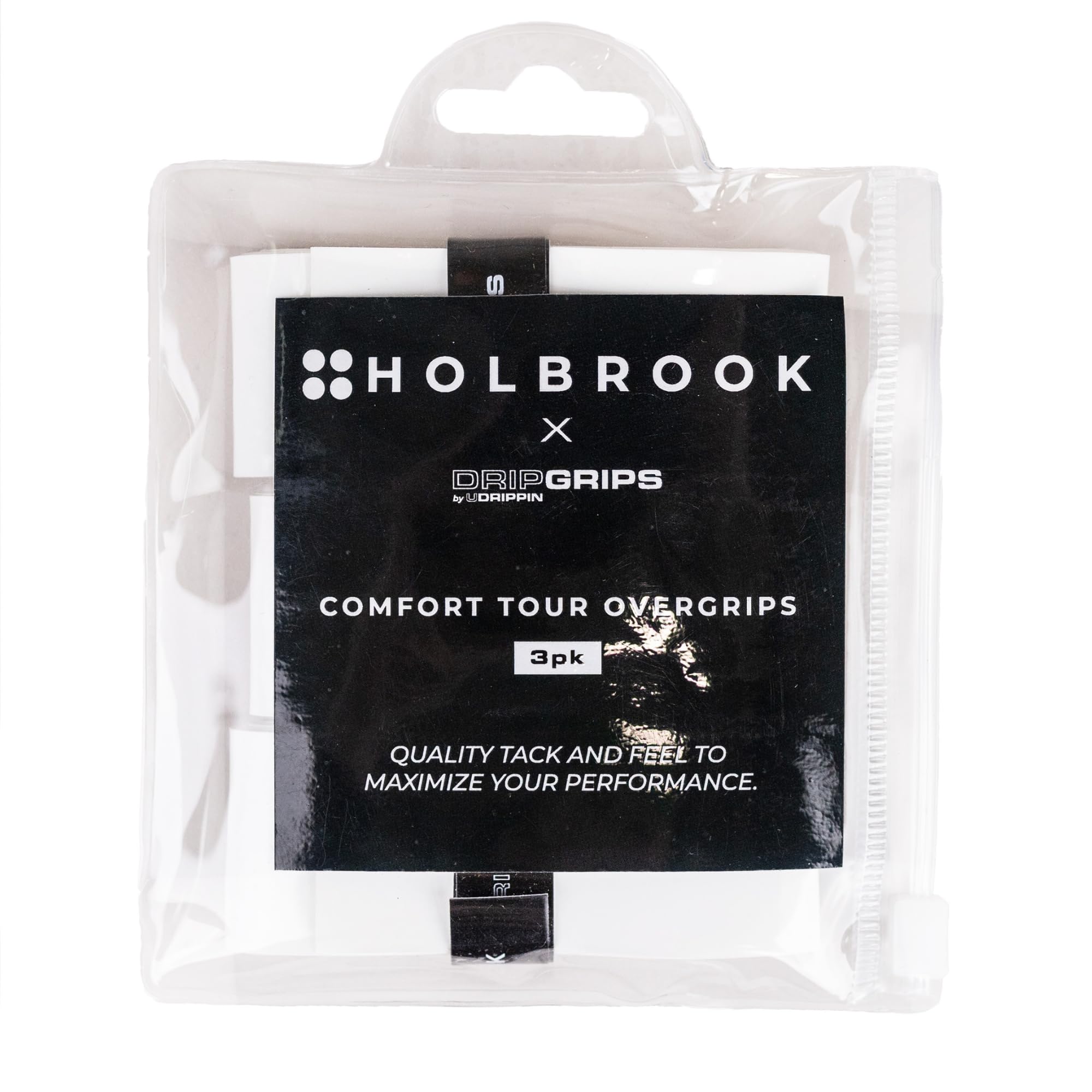 Holbrook Comfort Tour Overgrips - 3 Pack (White)