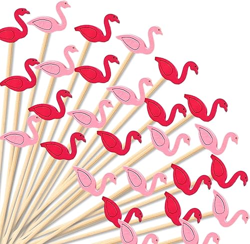 Palillos de cóctel de cactus de bambú para aperitivos, brochetas de frutas de 4.7 pulgadas, palillos de comida tropical verde, 100 unidades por