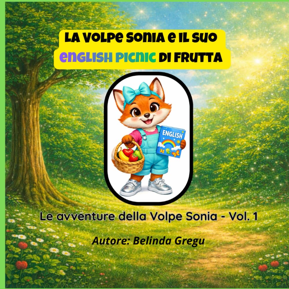 La Volpe Sonia e il suo english picnic di frutta: Le avventure della Volpe Sonia - Vol. 1