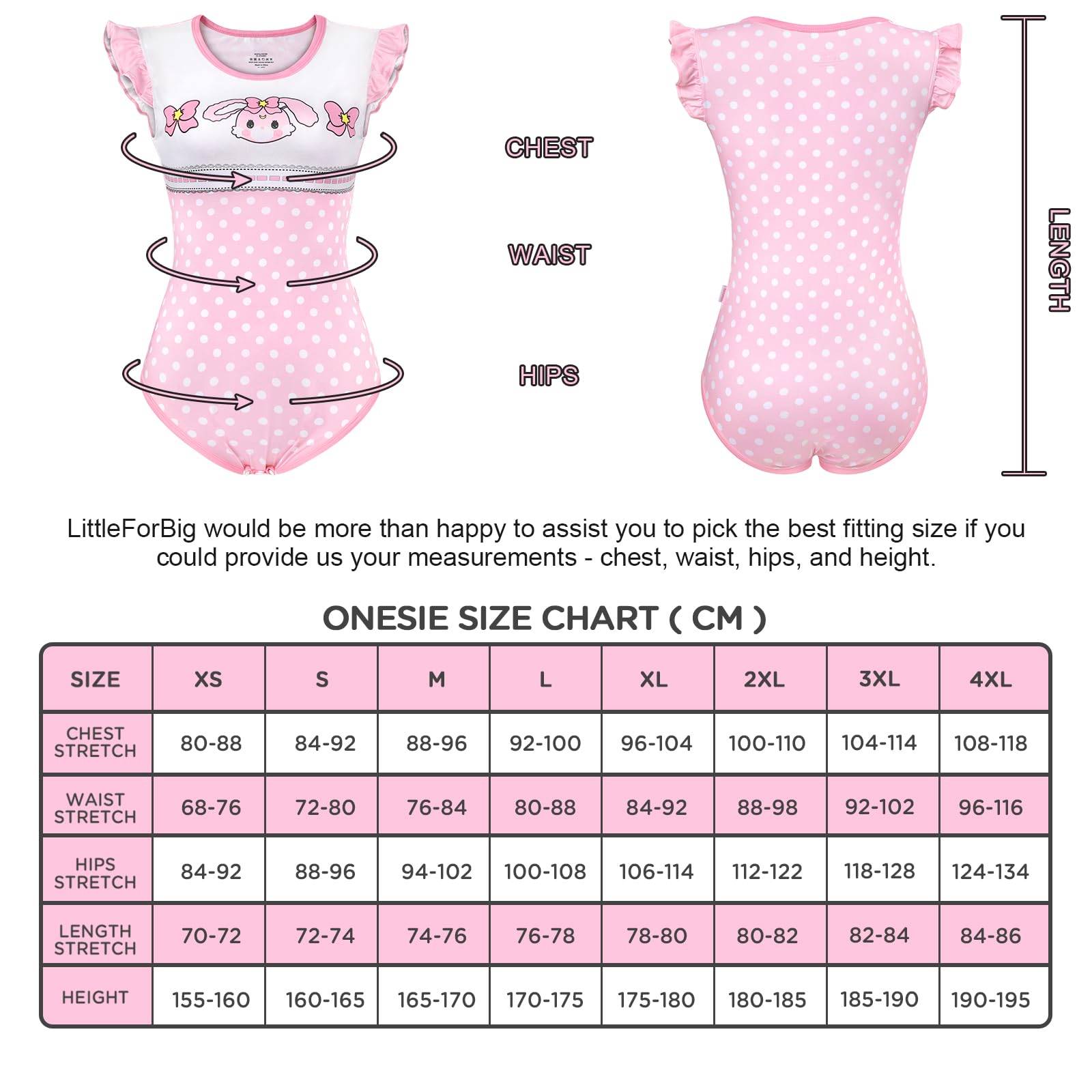LittleForBig Jedwabisty kombinezon bez rękawów z falbanką Onesie Piżama Body - Usagi Vintage Onesie