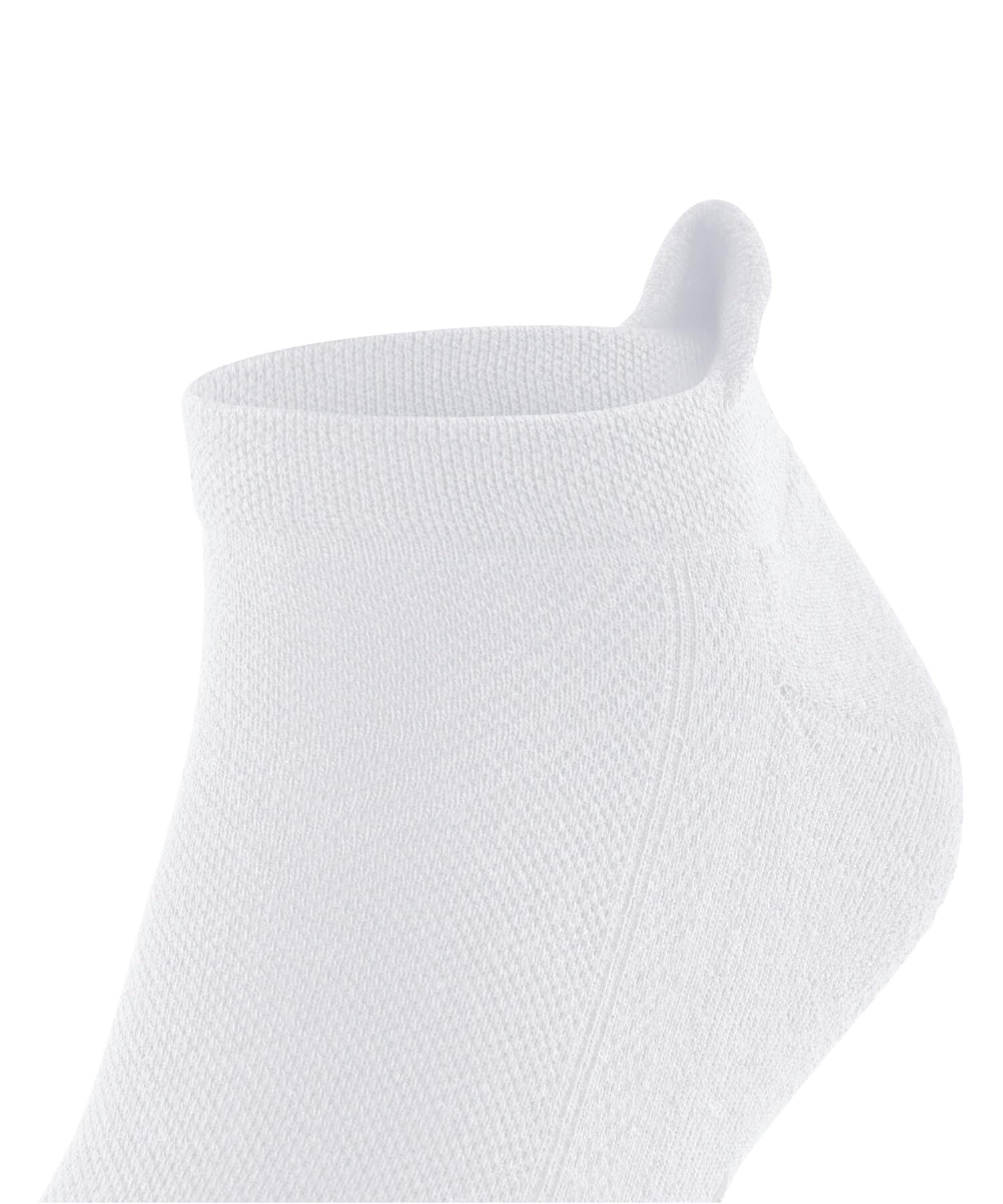 FALKE Uniseks Skarpety do trampek Cool Kick Sneaker U SN materiał funkcyjny krótkie jednokolorowe 1 Para, Biały (White 2000) nowy - przyjazny dla środowiska, 44-45