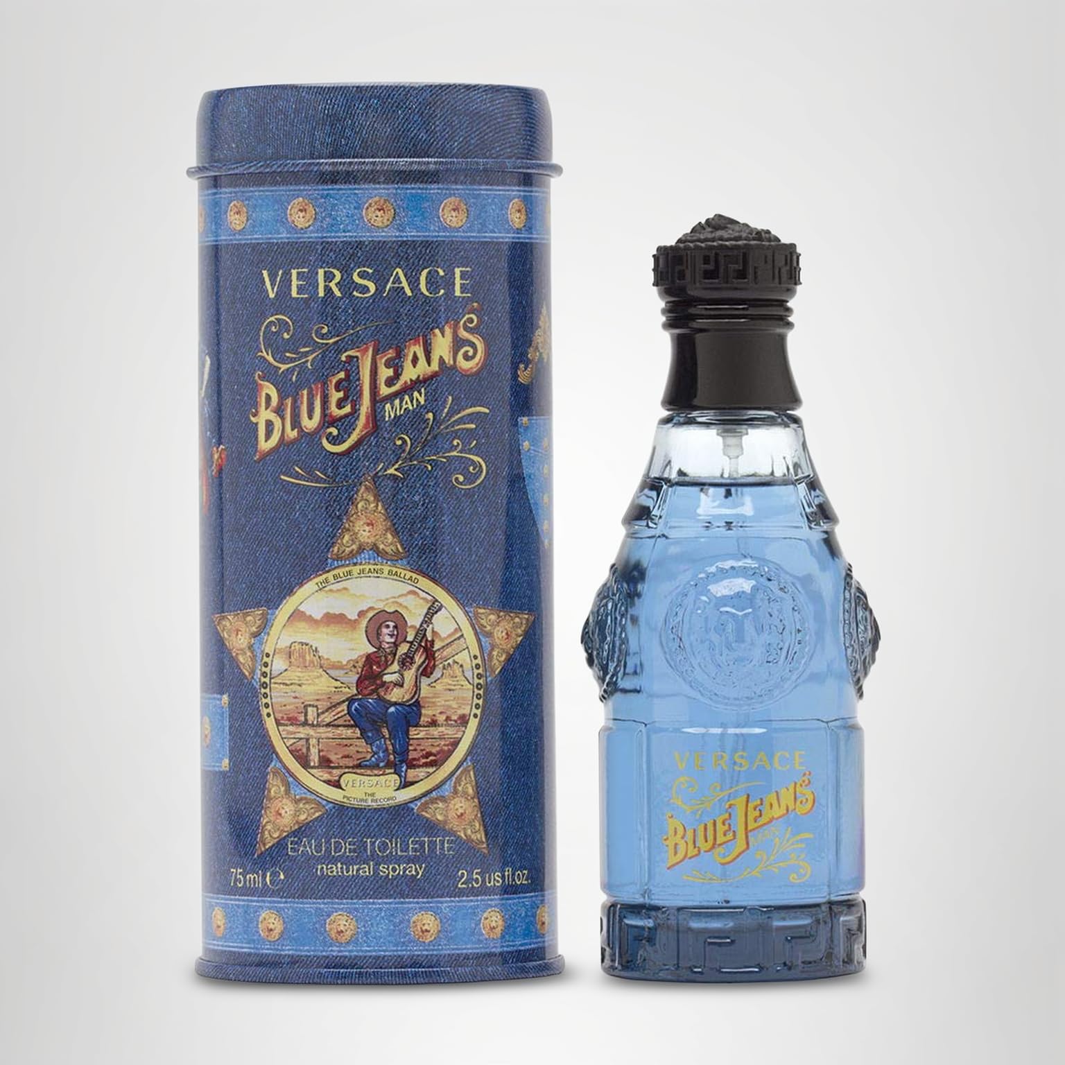 Amazon | BLUE JEANS by EDT SPRAY 2.5 OZ for MEN/ヴェルサーチ