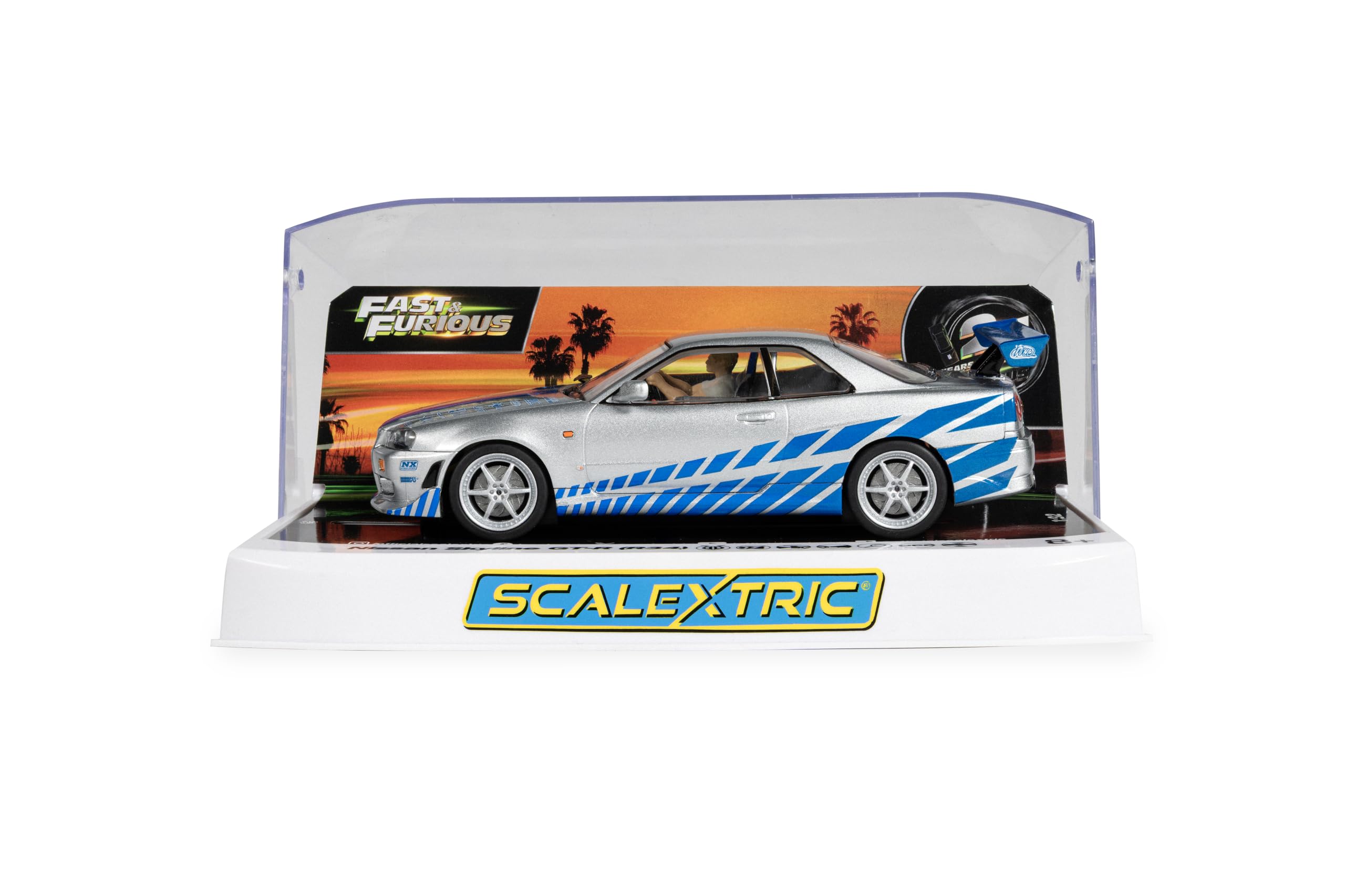 Scalextric C4674 Nissan R34 Skyline - 2Fast 2Furious
