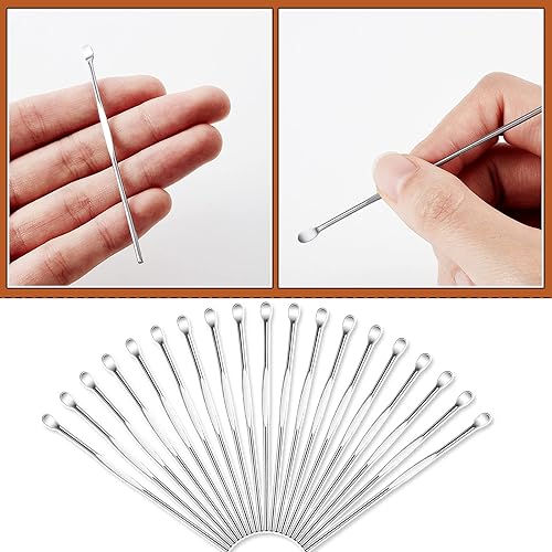 Miniatura 4 de Honoson 50 herramientas de tallado de cera de acero inoxidable, herramientas de escultura de arcilla, kit de tallado de cuchara, herramientas de