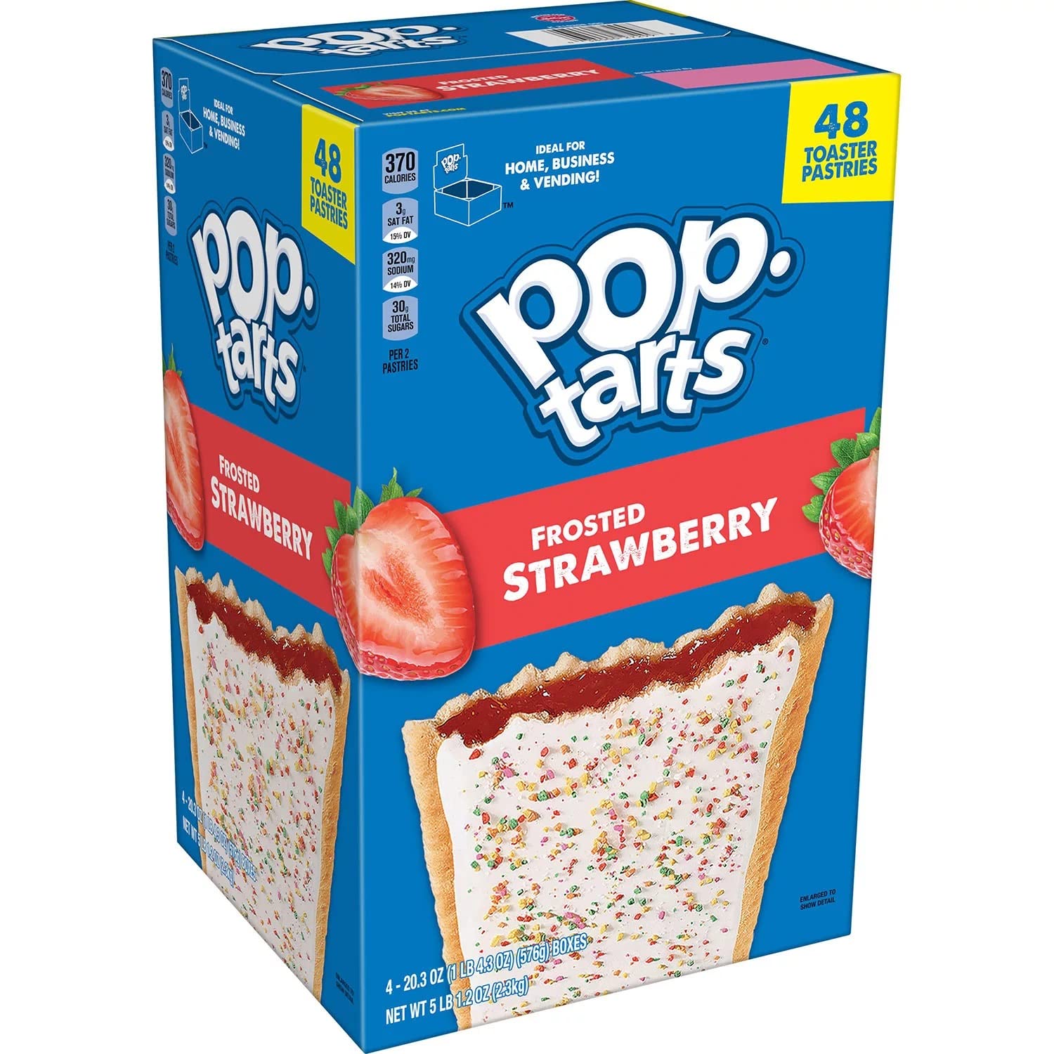 Pop-Tarts, fresa esmerilada (48 unidades)