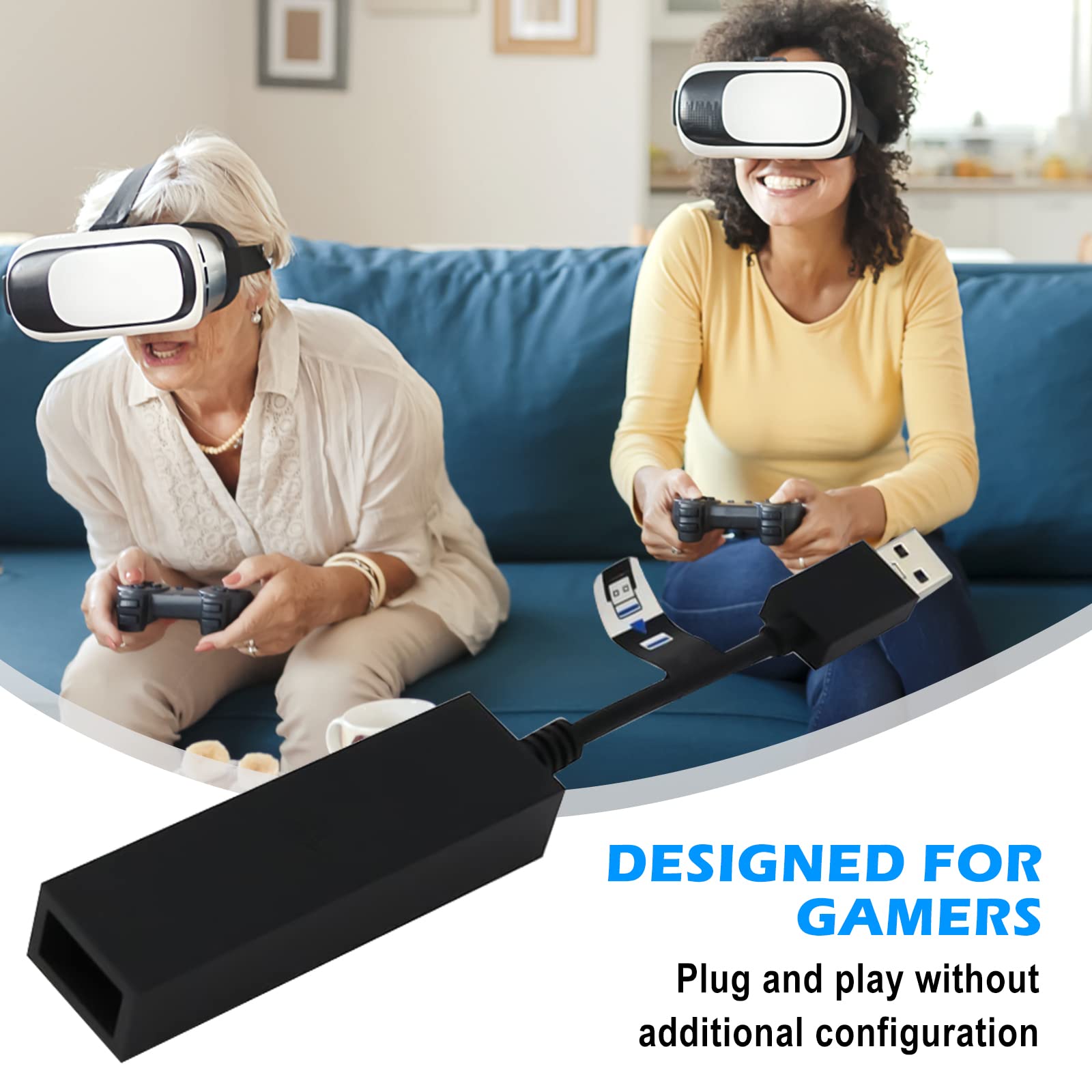 Nizirioo adapter PS vr ps5, adapter kamery PS4/PSVR na PS5, czarny