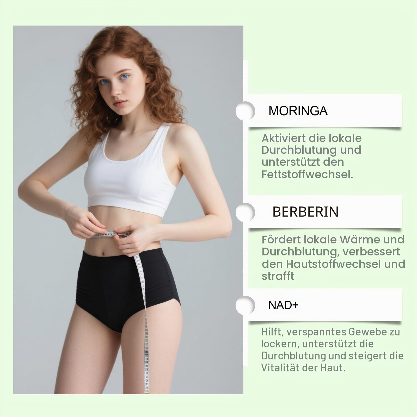 Moringa X Berberine Patch 10 in 1, Nano-Microneedle-Patch, Schlankheitseffekt, natürliche Inhaltsstoffe, einfach aufzutragen, unsichtbar unter der Kleidung, ideal für Damen und Herren