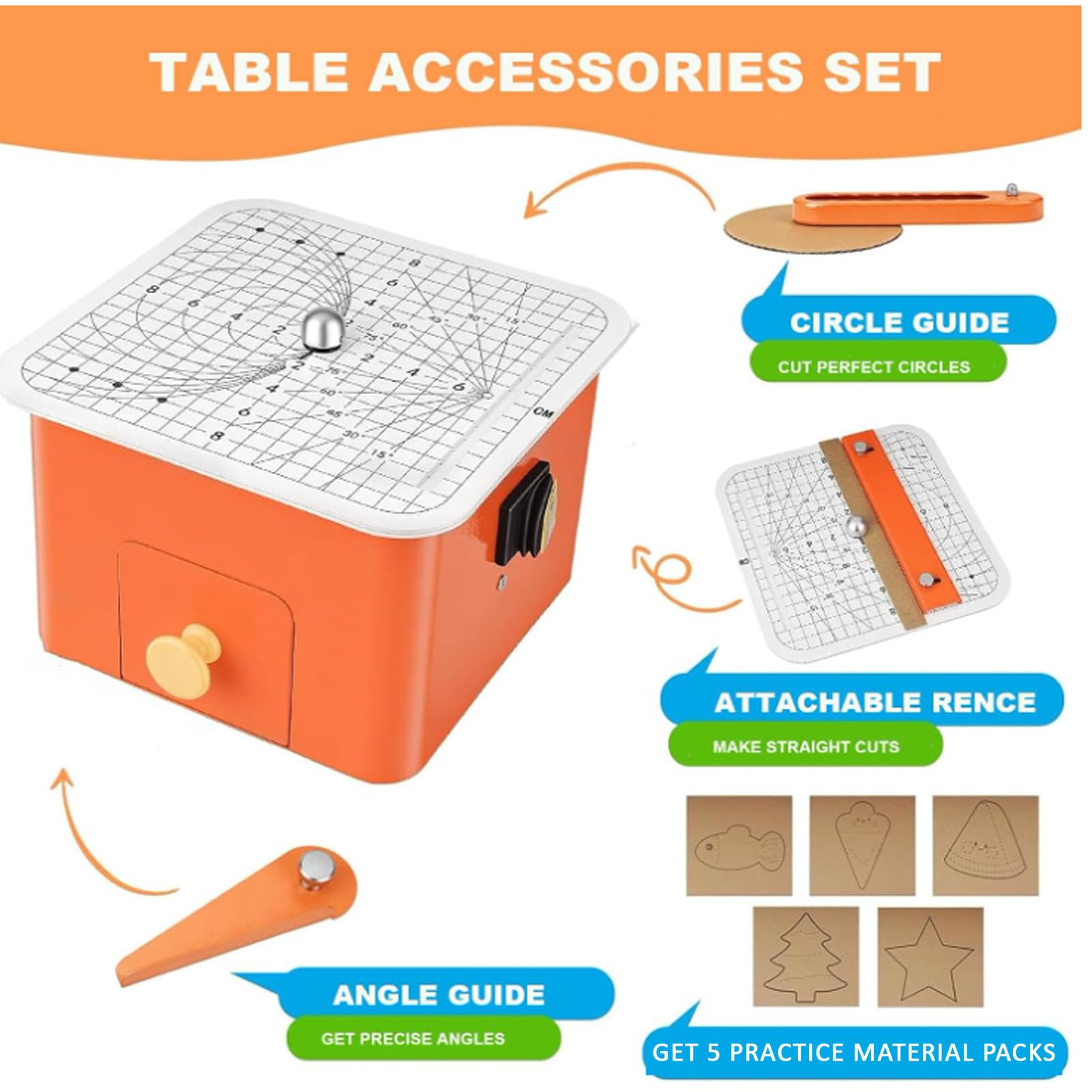 Taglierina Elettrica per Cartone a Prova Di Bambino Fai Da Te Upcycling Di Carta, Strumento Educativo Creativo per Bambini E Bambine Dai 5 Anni, Taglio Cartone, Tessuto E Pelle