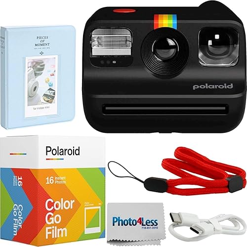 Polaroid Go Generation 2 - Paquete de cámara de pelĂcula instantánea con pelĂcula de color Polaroid GO, paquete doble y álbum de fotos para Polaroid Go Generation 2 - Paquete de cámara de pelĂcula instantánea con pelĂcula de color Polaroid GO, paquete doble y álbum de fotos para